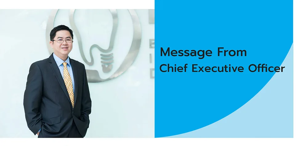 Message from the Chief Executive Officer